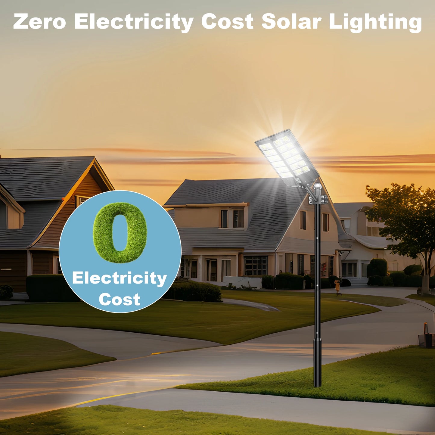 6000W Solar Street Lights With Motion Sensor Waterproof