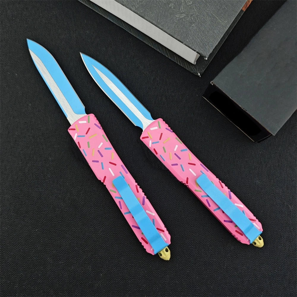 DIY Supplies Outdoor Tactical Folding Knife D2 Blade Pocket Clip