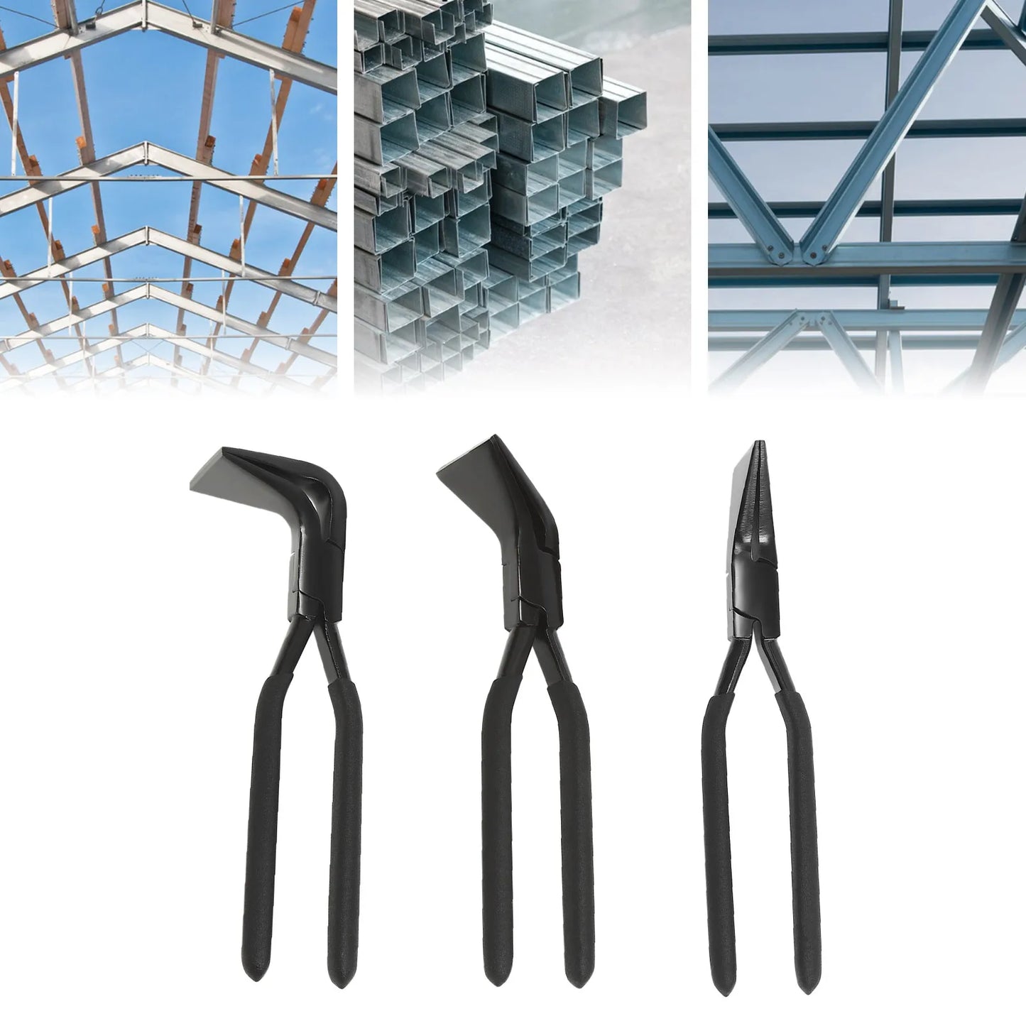 3 Piece Metal Bending Pliers Set For DIY Sheet Metal
