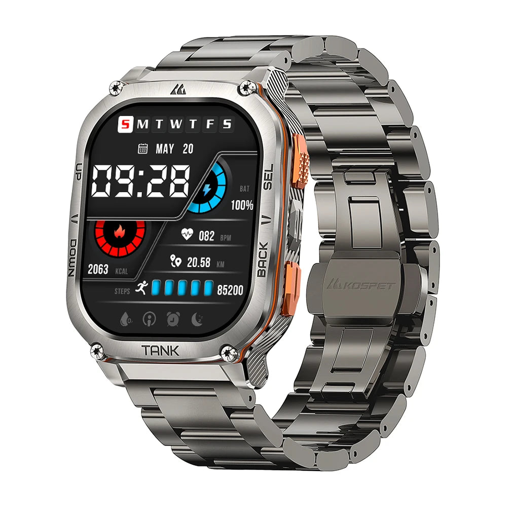 KOSPET Tank M3 Ultra GPS Smartwatch 5ATM Waterproof AMOLED AOD