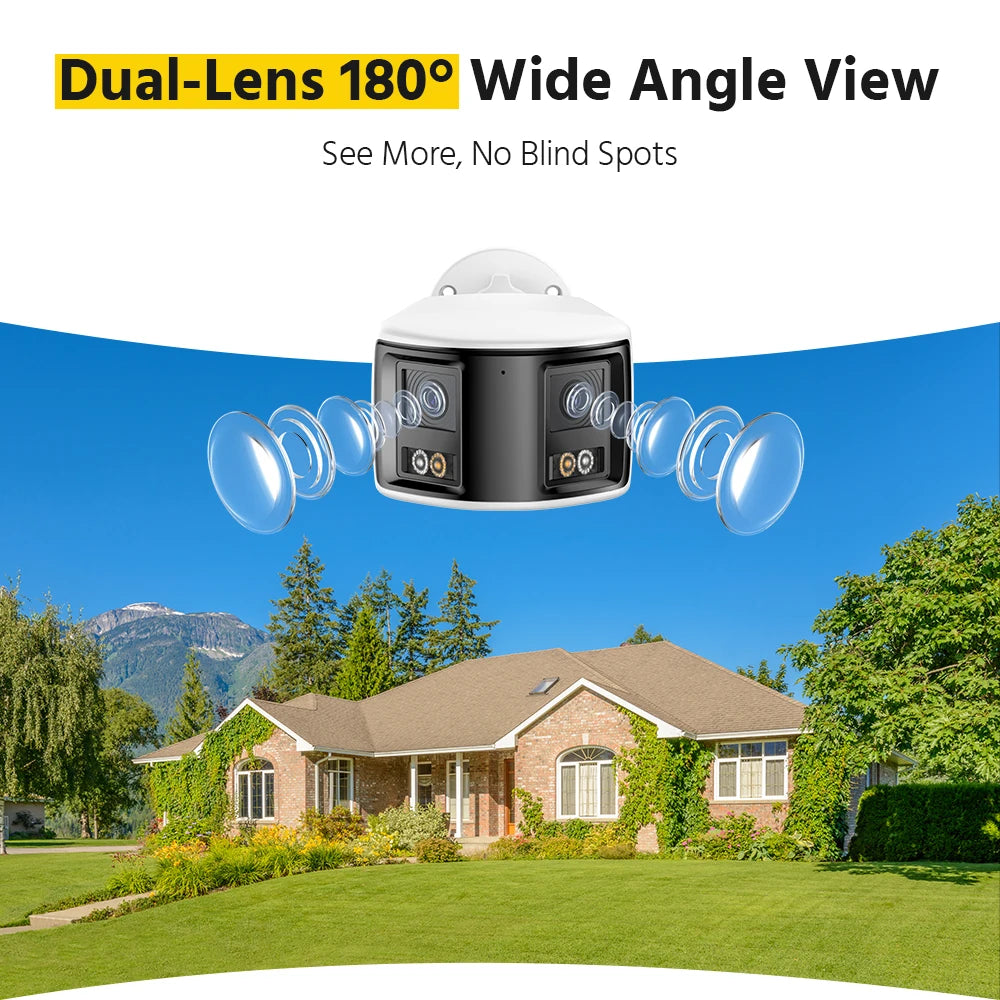 ANNKE Smart Home Dual Lens Outdoor PoE Security Camera