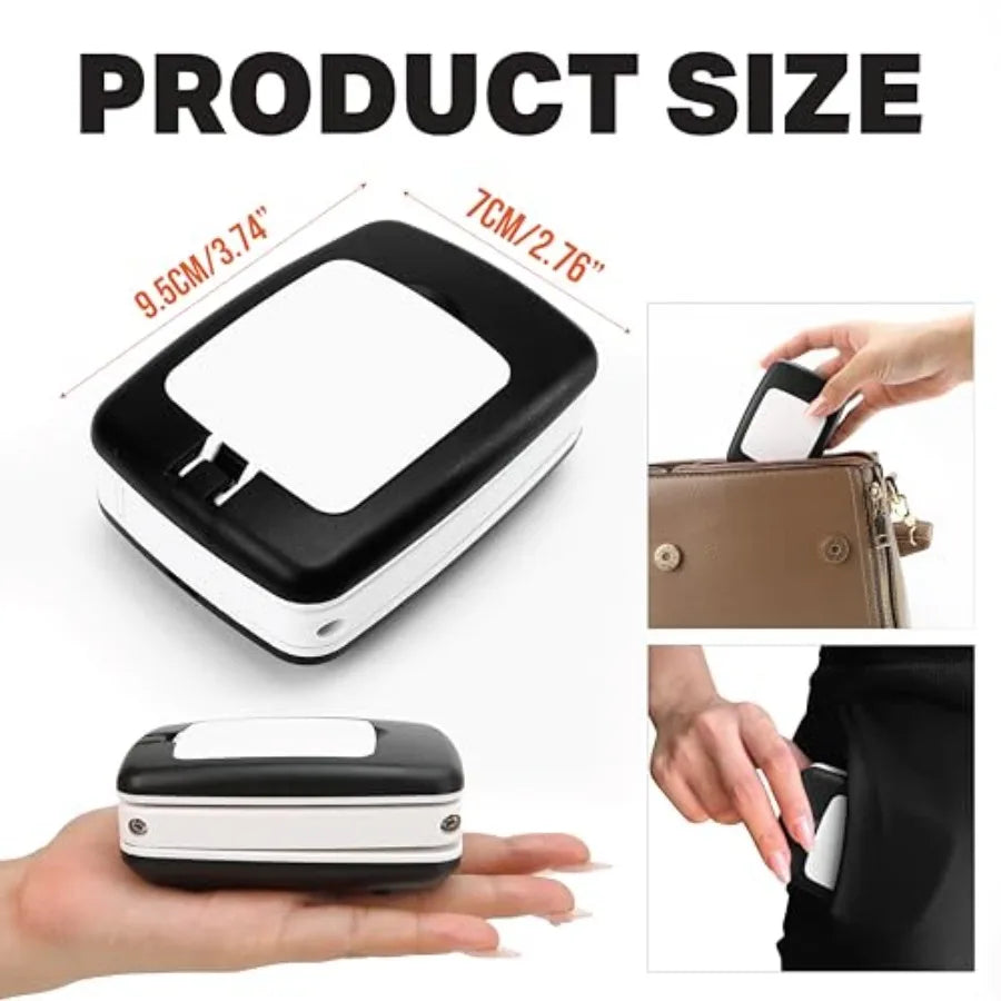Portable Lighted Magnifying Glass With Stand And LED Desk Lamp