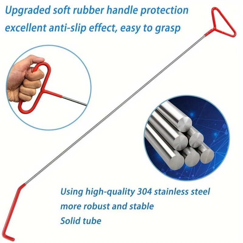 Car Door Tool Kit With Inflatable Pump And Reach Gripper