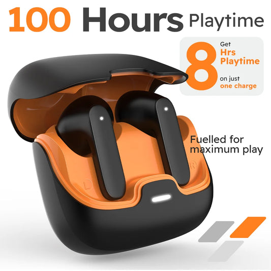 Jogrytece Bluetooth 5.4 TWS Earphones With Ultra Low Latency