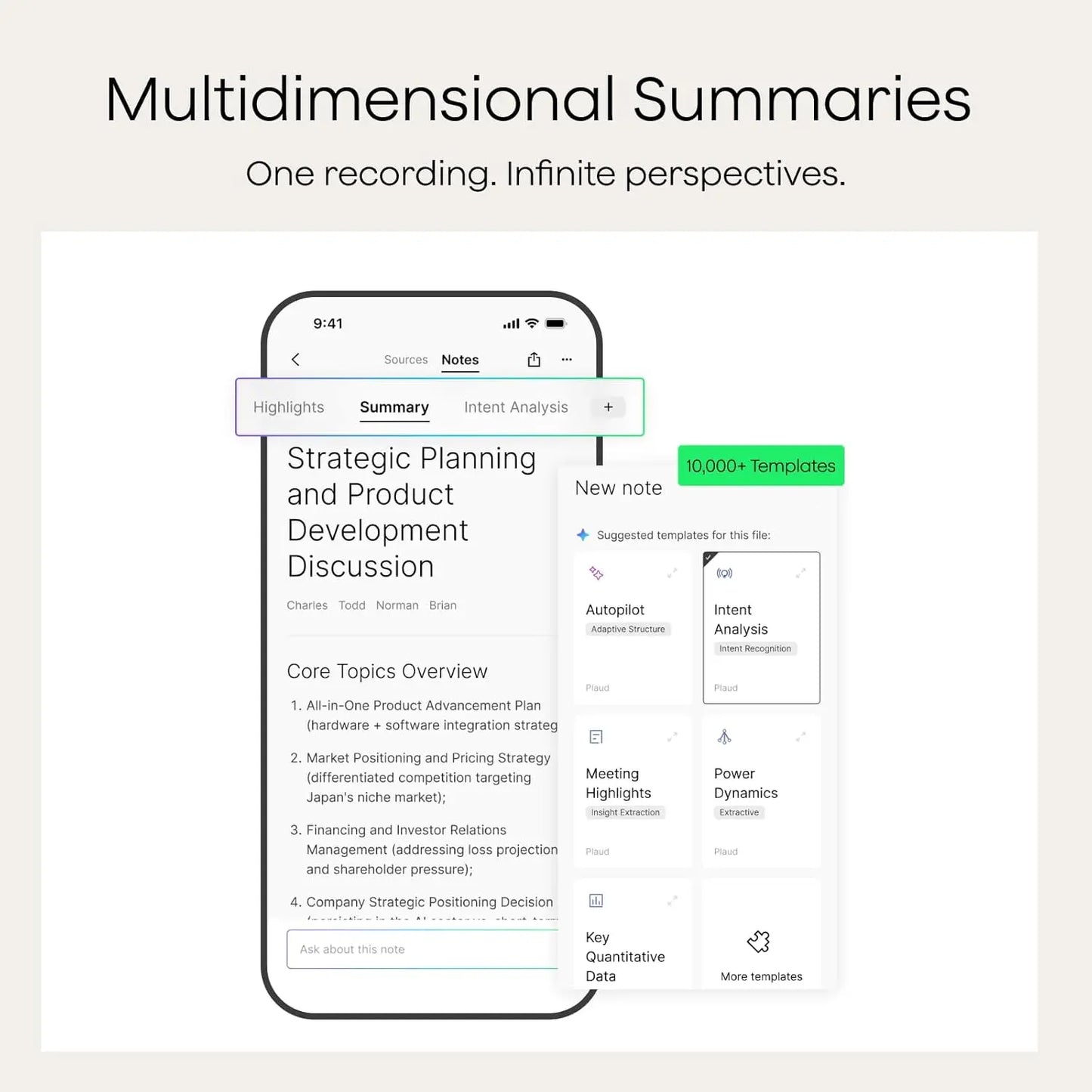 Note Pro AI Voice Recorder For Meetings And Calls Now