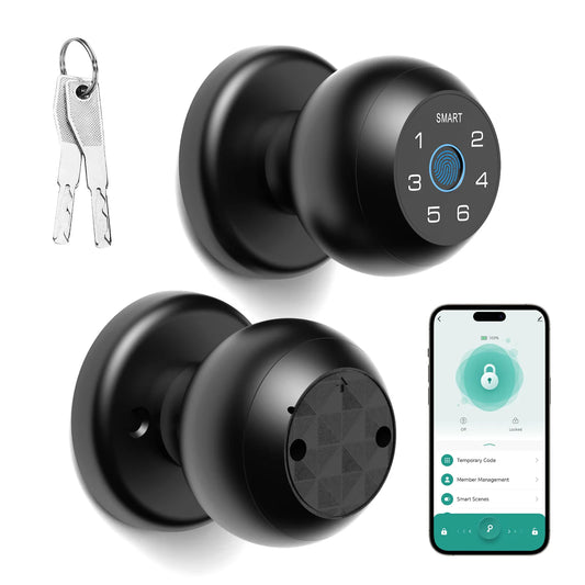 Viladepot Smart Fingerprint Door Lock With Keypad And App Control