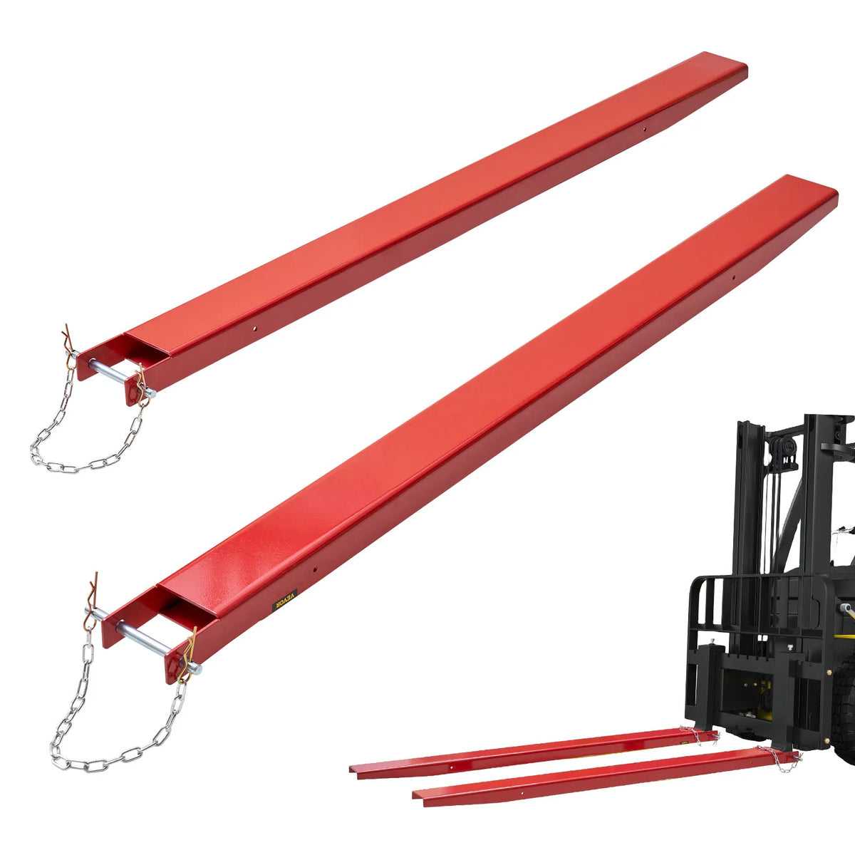 SucceBuy Carbon Steel Pallet Fork Extensions For Forklift Attachments