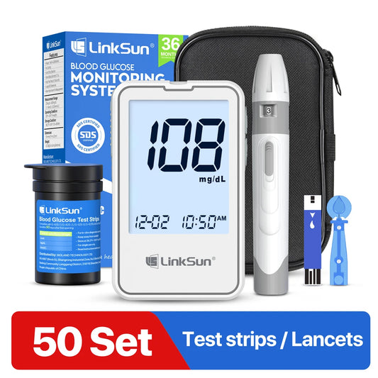 Linksun G-425-1 Blood Glucose Meter Kit With Strips Lancets