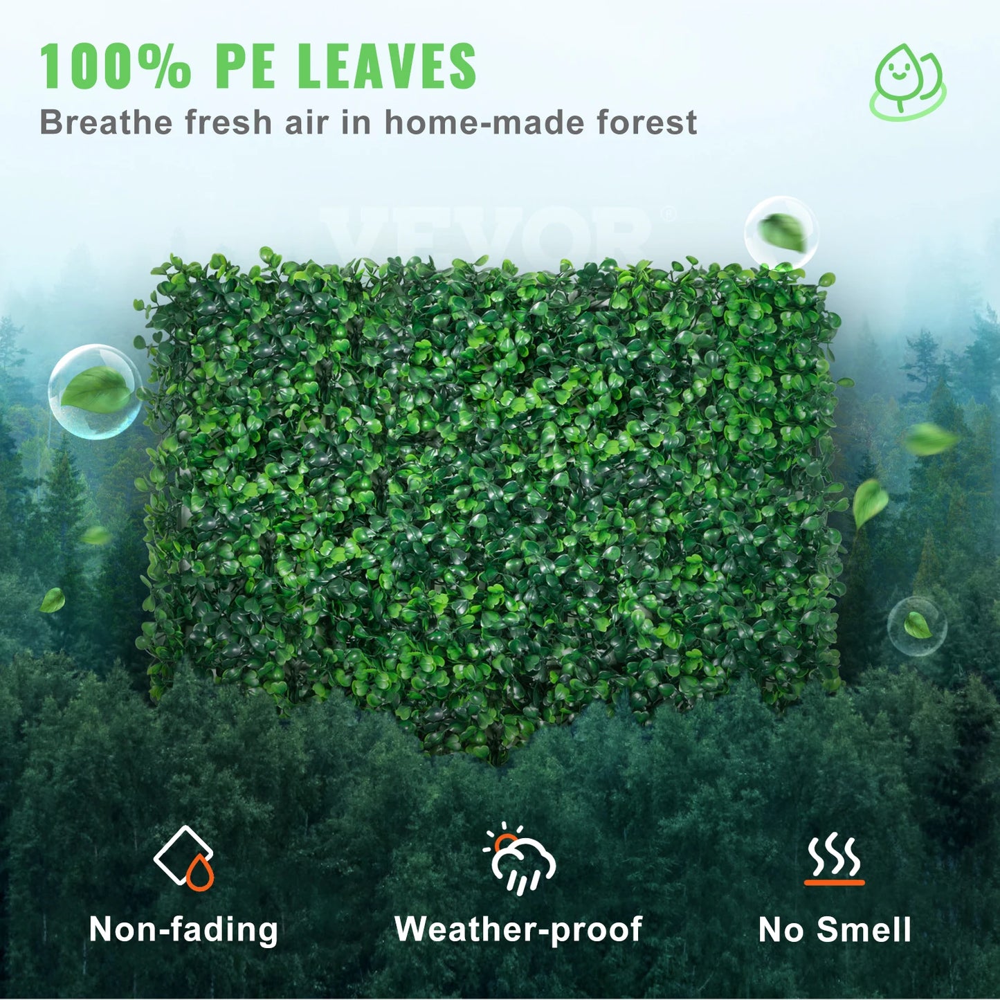 SucceBuy Boxwood Hedge Panels 12 Pack UV Protected Wall Backdrop