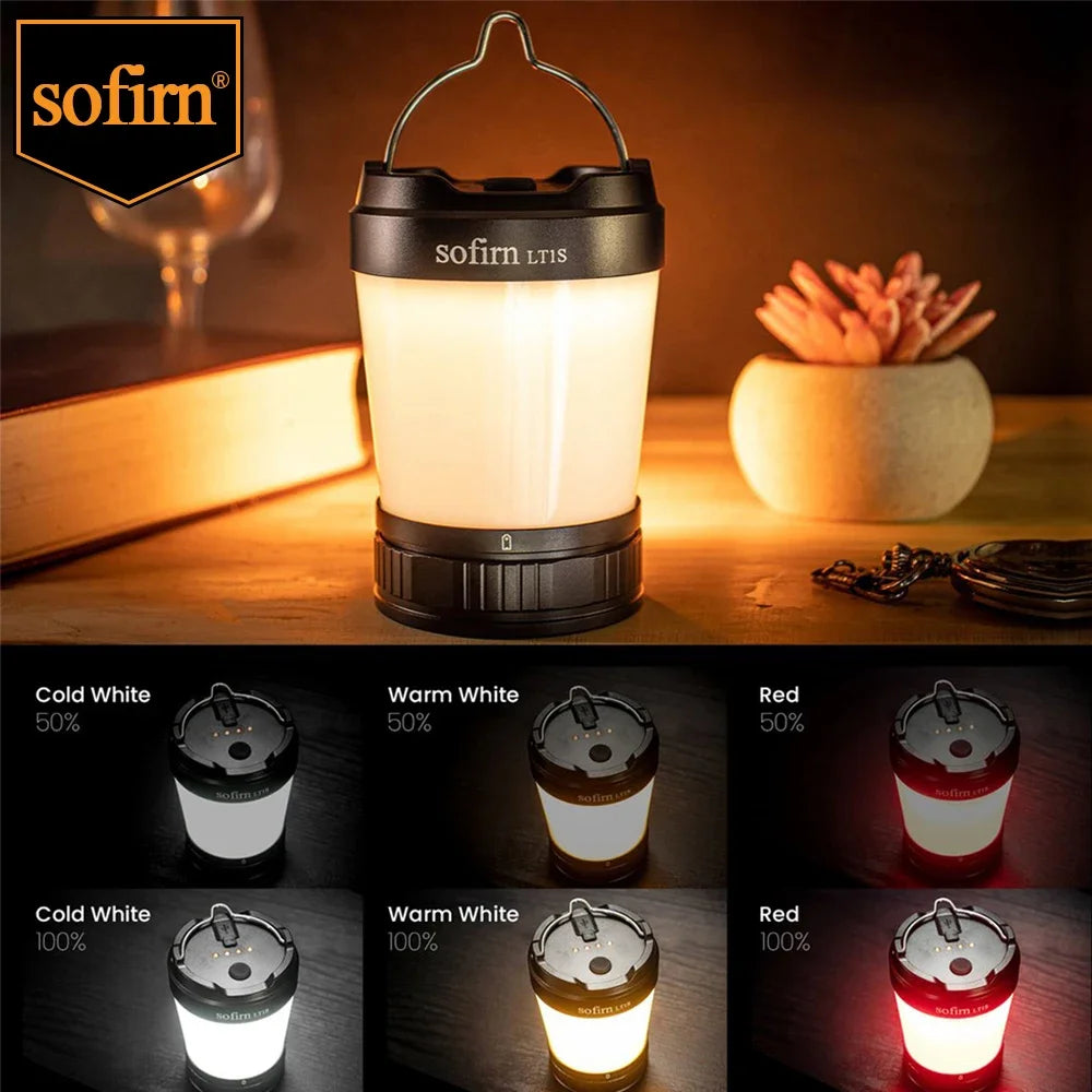Sofirn LT1S Camping Lantern USB C Rechargeable Emergency Light