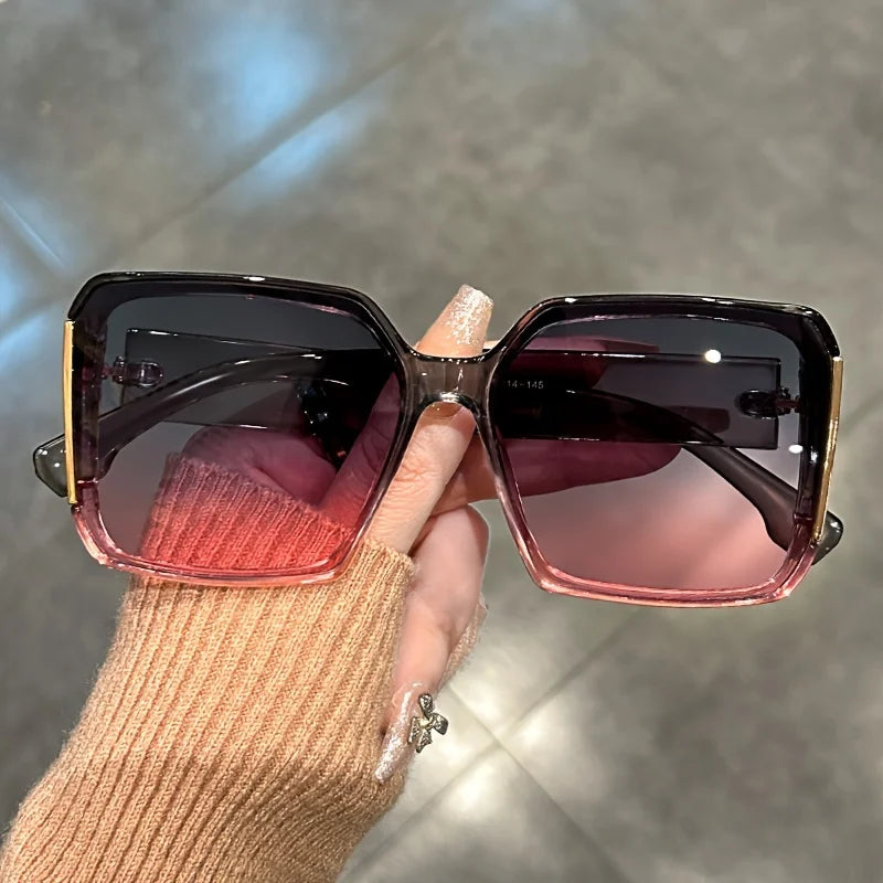VIGNYBURKE Extra Large Square Fashion Sunglasses For Men And Women