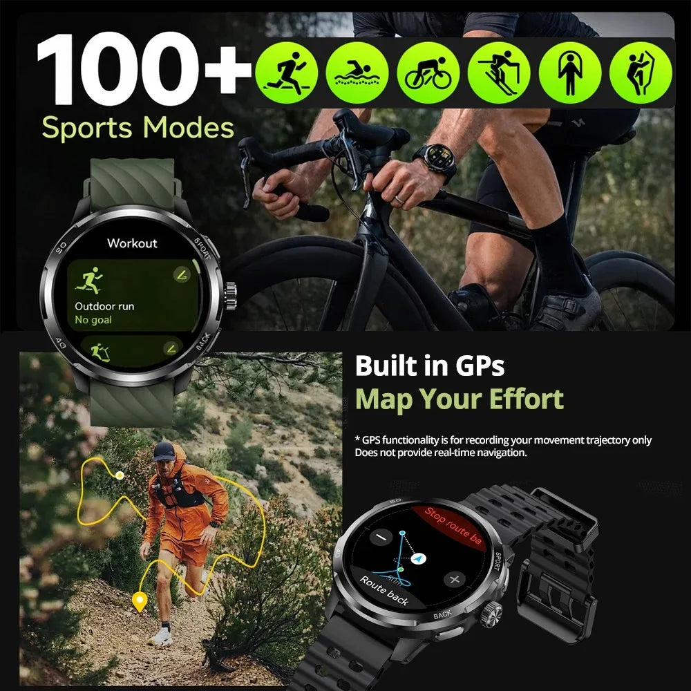 ULEFONE Armor Watch Pro AMOLED GPS Heart Rate Monitoring Smartwatch
