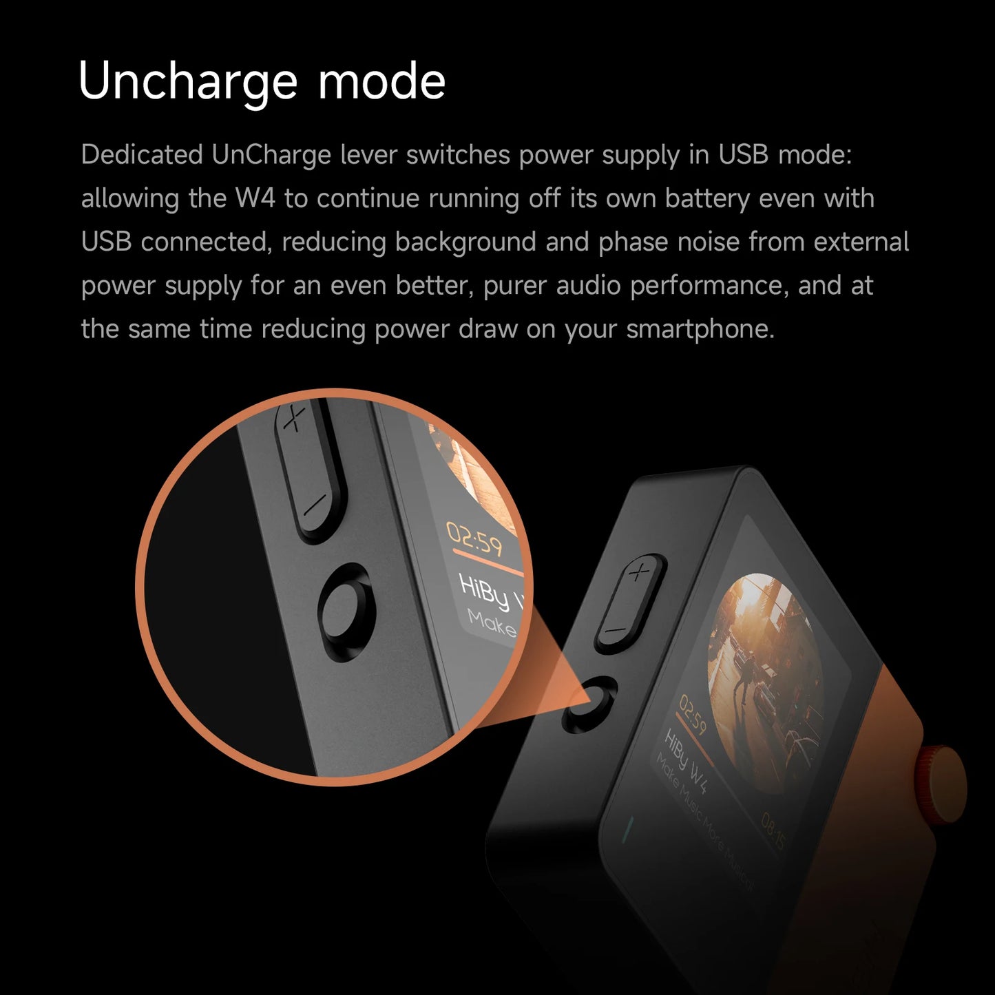 HIBY W4 Wireless DAC Headphone Amplifier Bluetooth LDAC DSD