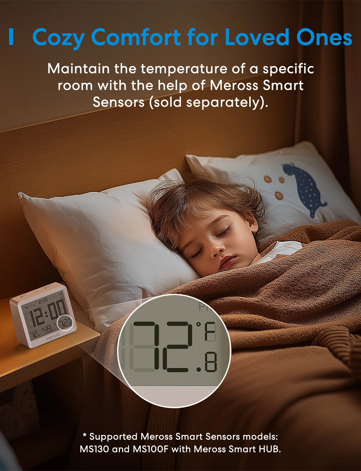 Meross Matter Smart Thermostat US WiFi Compatible With Alexa