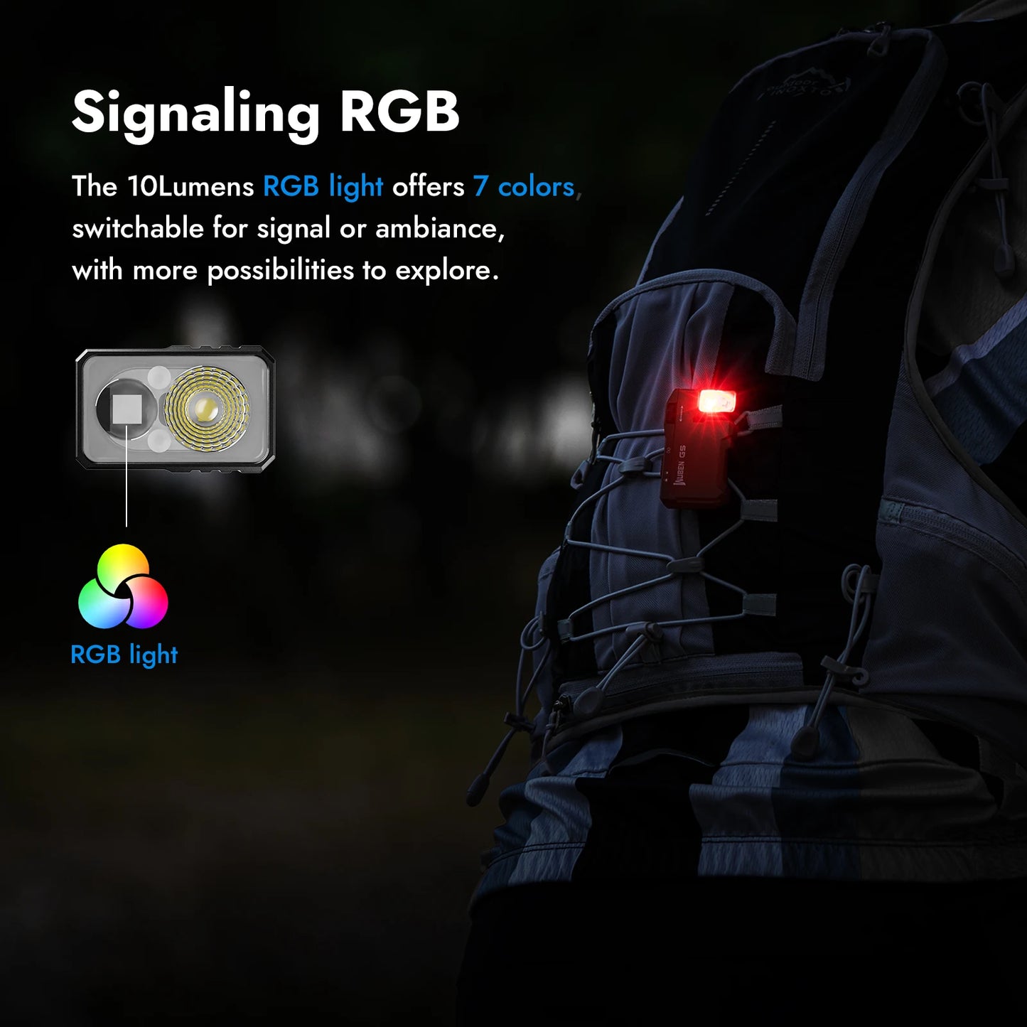 WUBEN G5 Multi-Color Magnetic EDC USB-C Rechargeable Flashlight