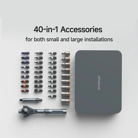 VMAN 40-In-1 Magnetic Multi-Function Ratchet Screwdriver Kit
