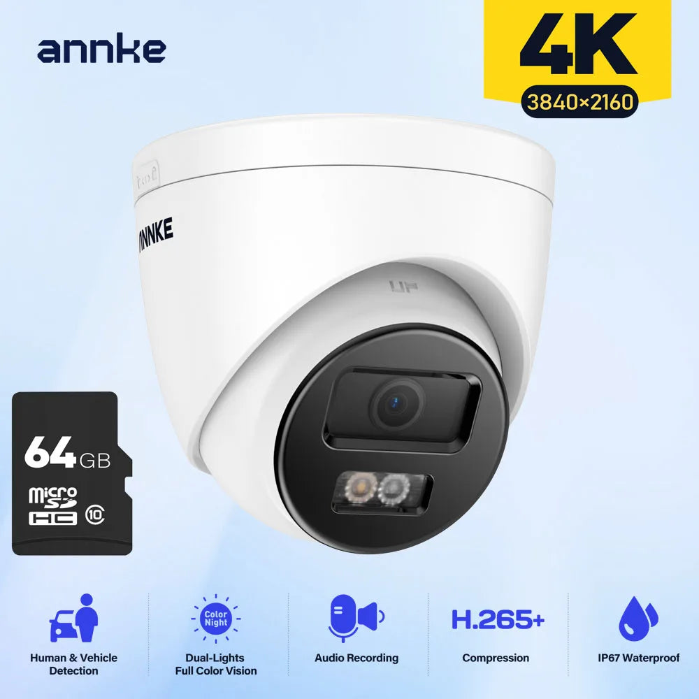 ANNKE Smart Dual Light Varifocal Dome Camera With AI Detection