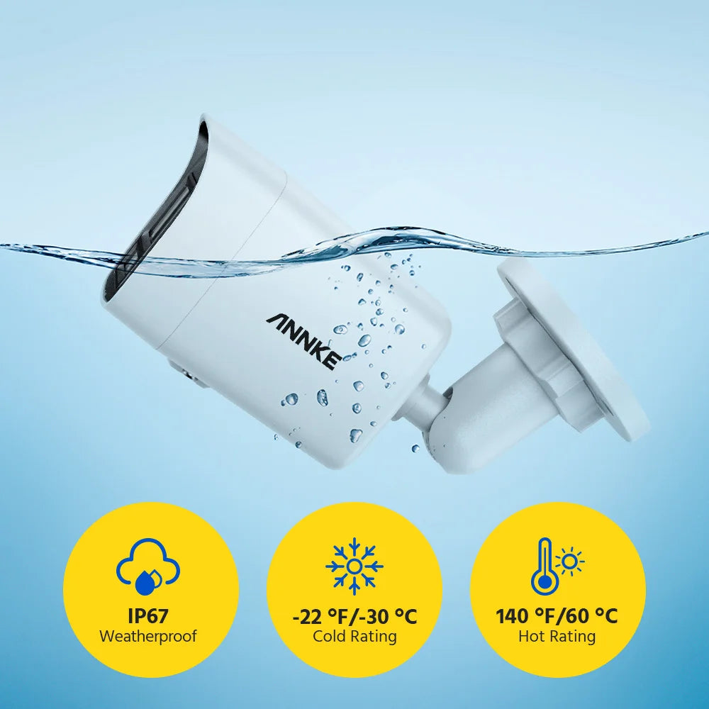 ANNKE Dual Light Varifocal Bullet Network Camera With AI Detection
