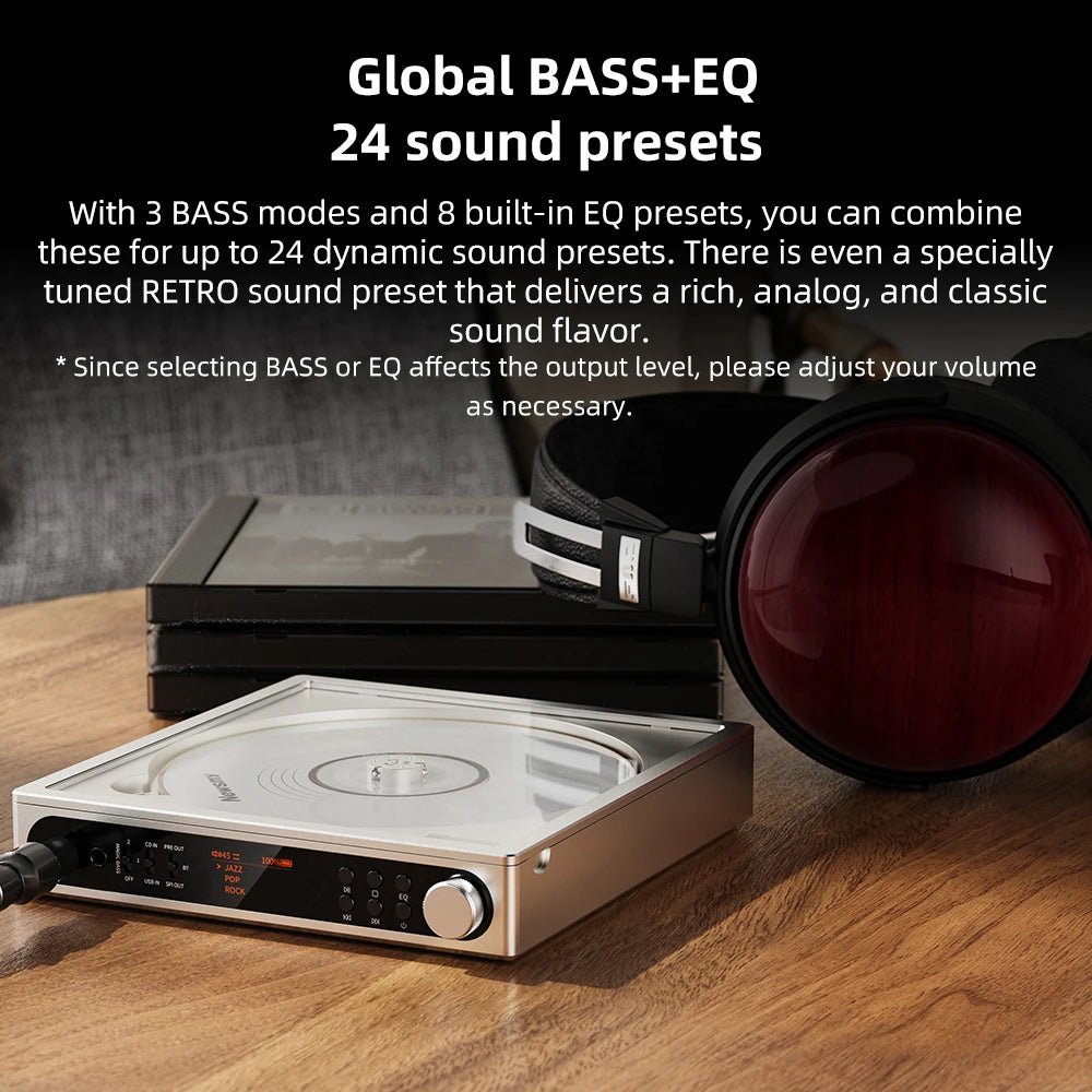 FiiO DM15 Portable Stereo CD Player with True 24Bit DAC