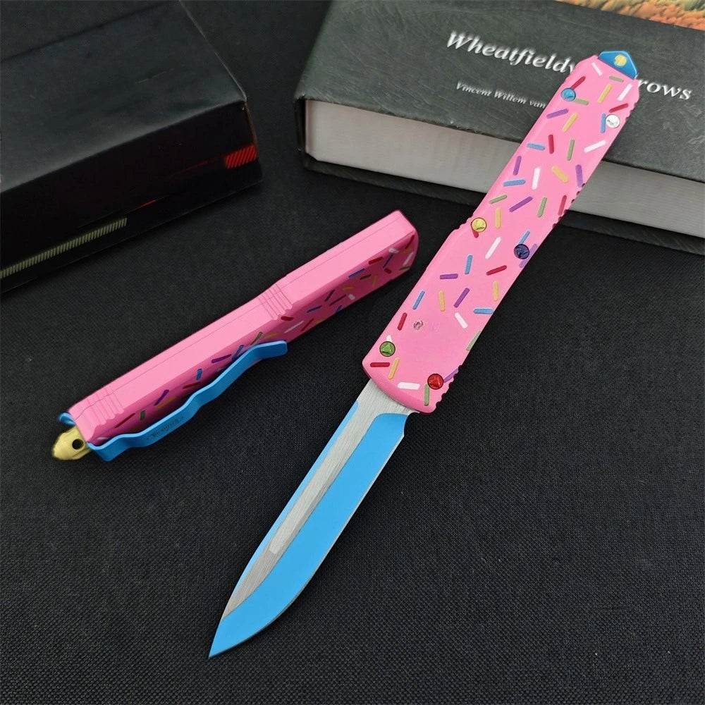 DIY Supplies Outdoor Tactical Folding Knife D2 Blade Pocket Clip