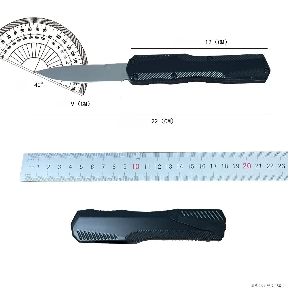 DIY Supplies KS 9000 Folding Knife With Stonewashed Blade