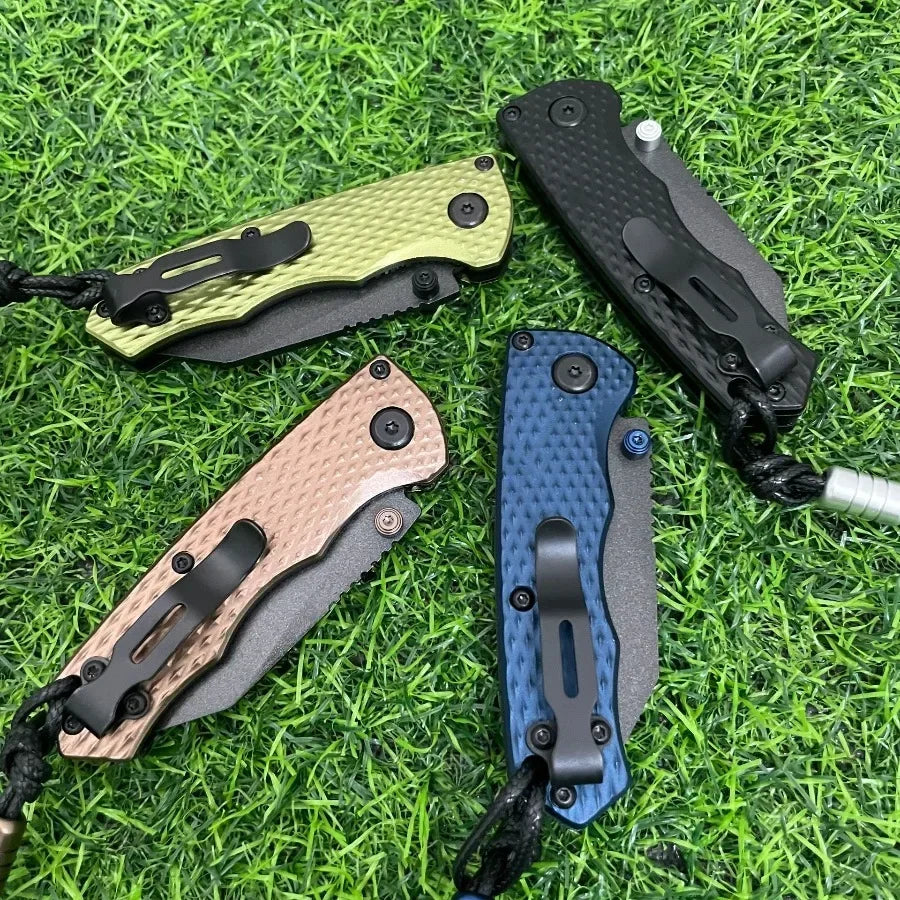 DIY Supplies BM 290 D2 Stainless Folding Knife Nylon Handle