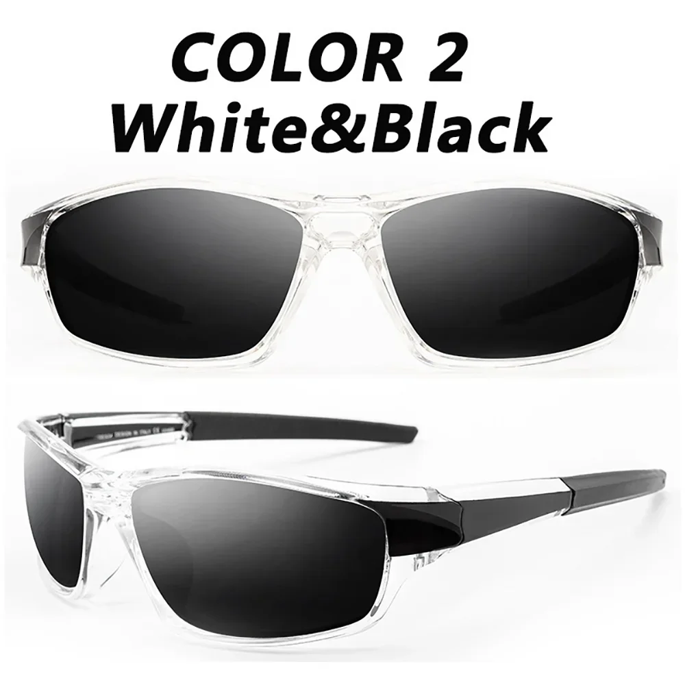 Polarized Sports Sunglasses For Men Lightweight Night Vision Cycling Driving