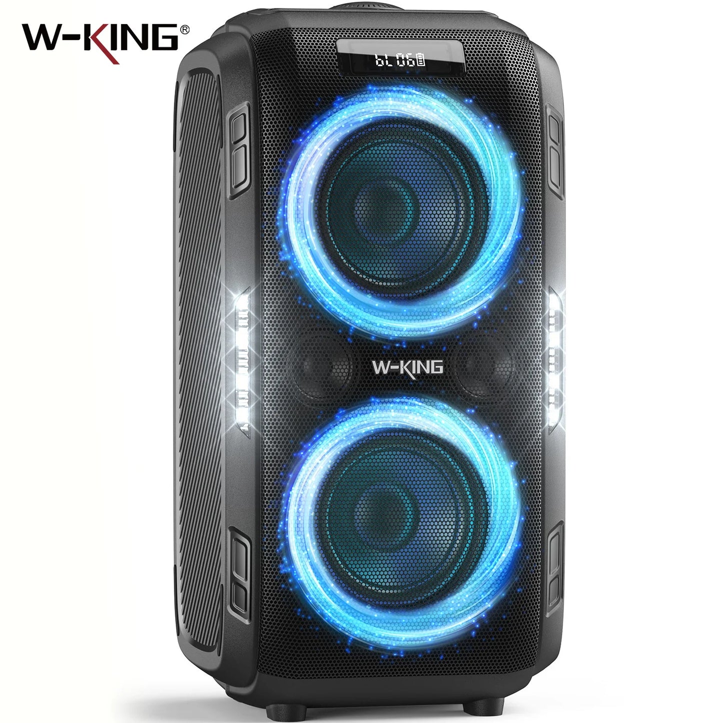 W-King 250W Peak Bluetooth Party Boombox Portable Speaker