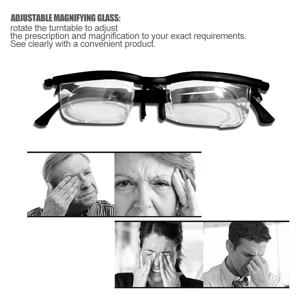 APWIKOGER Focus Adjustable Glasses With Flexible Diopter Control Eyeglasses