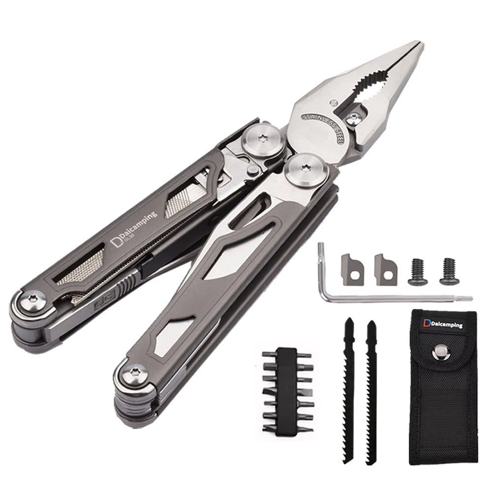 Daicamping DL30 Multifunctional Folding Knife and Multi Tool Plier