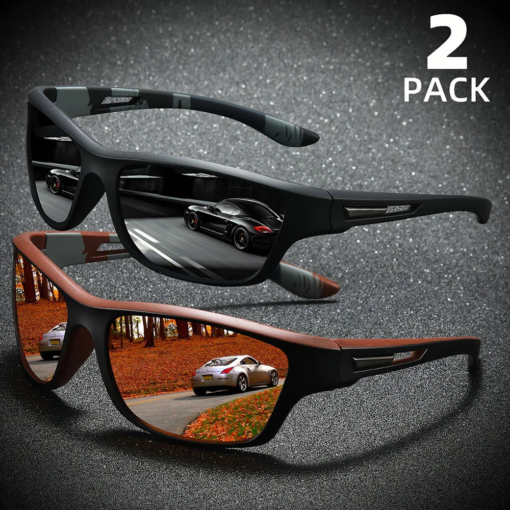 Polarized Wrap Around Sunglasses For Outdoor Sports And Travel