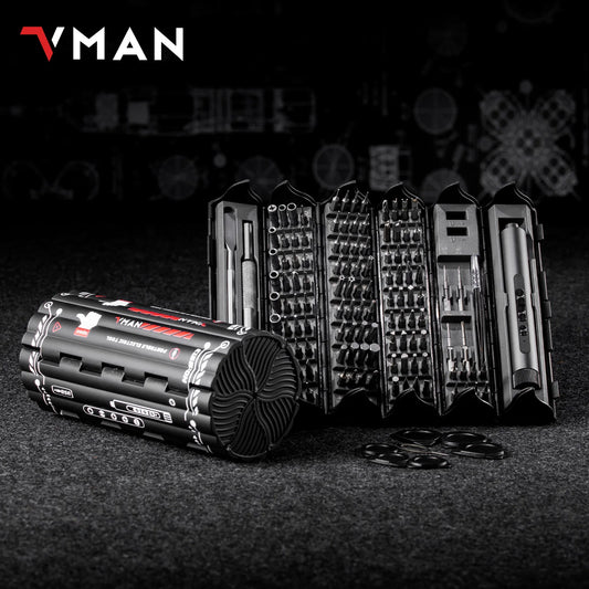 VMAN 138-in-1 Magnetic Bit Precision Electric Screwdriver Set