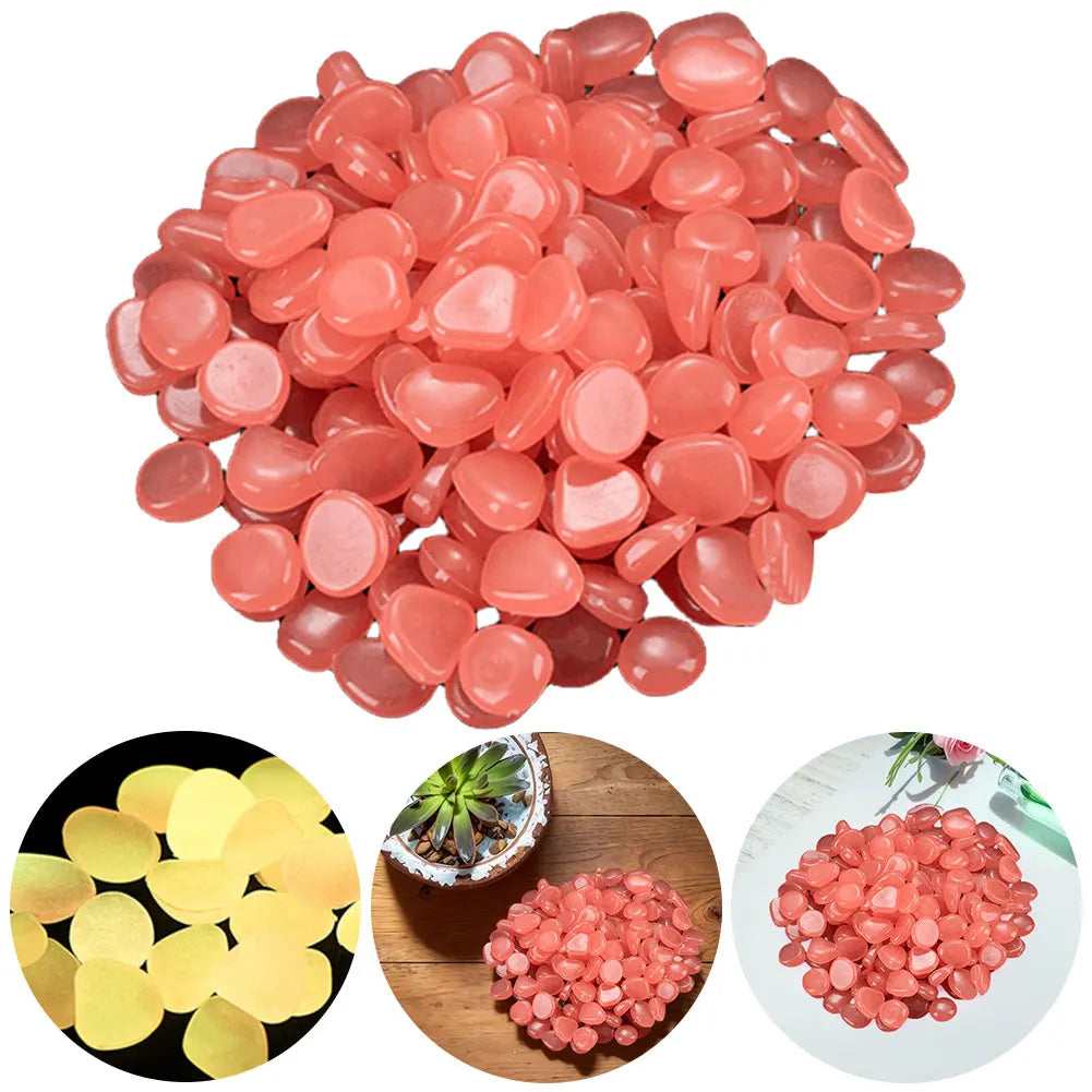 APWIKOGER Glow In The Dark Garden Pebbles For Yard Pathways