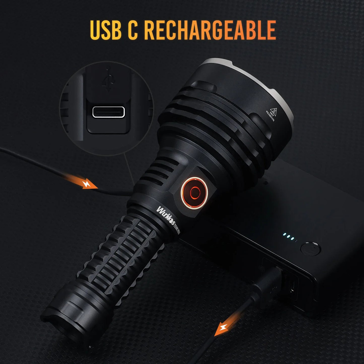 Wurkkos TS30S Pro Rechargeable Tactical Flashlight