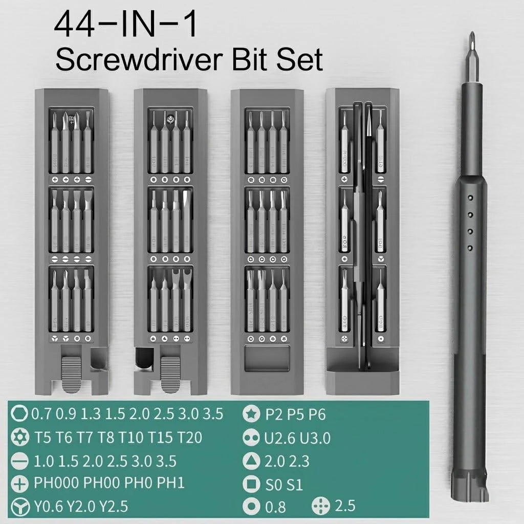 STONEGO Rechargeable Precision Electric Screwdriver Set With Magnetic Bits