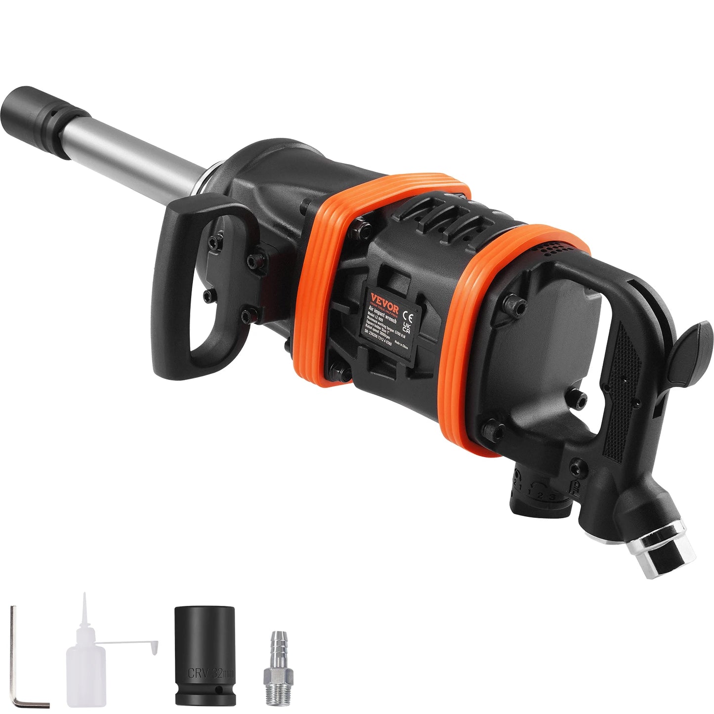 Air Impact Wrench 5175 Ft Lbs Reverse Torque Pneumatic