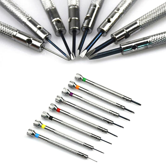 Watchmakers Slotted Phillips Screwdriver Set, Professional Tool Kit