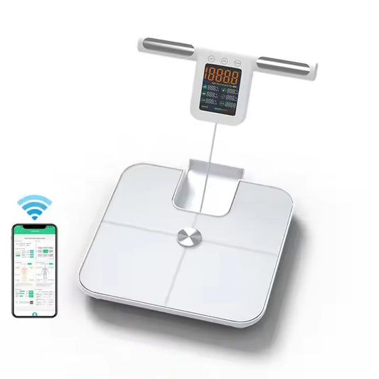Smart Body Fat Scale With 8 Electrodes And BMI Analysis