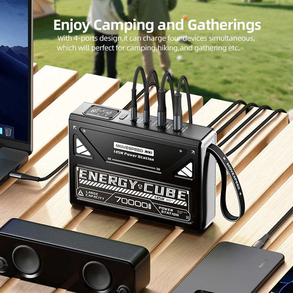 LED Camping Lantern 70000mAh Emergency Light For Outdoors