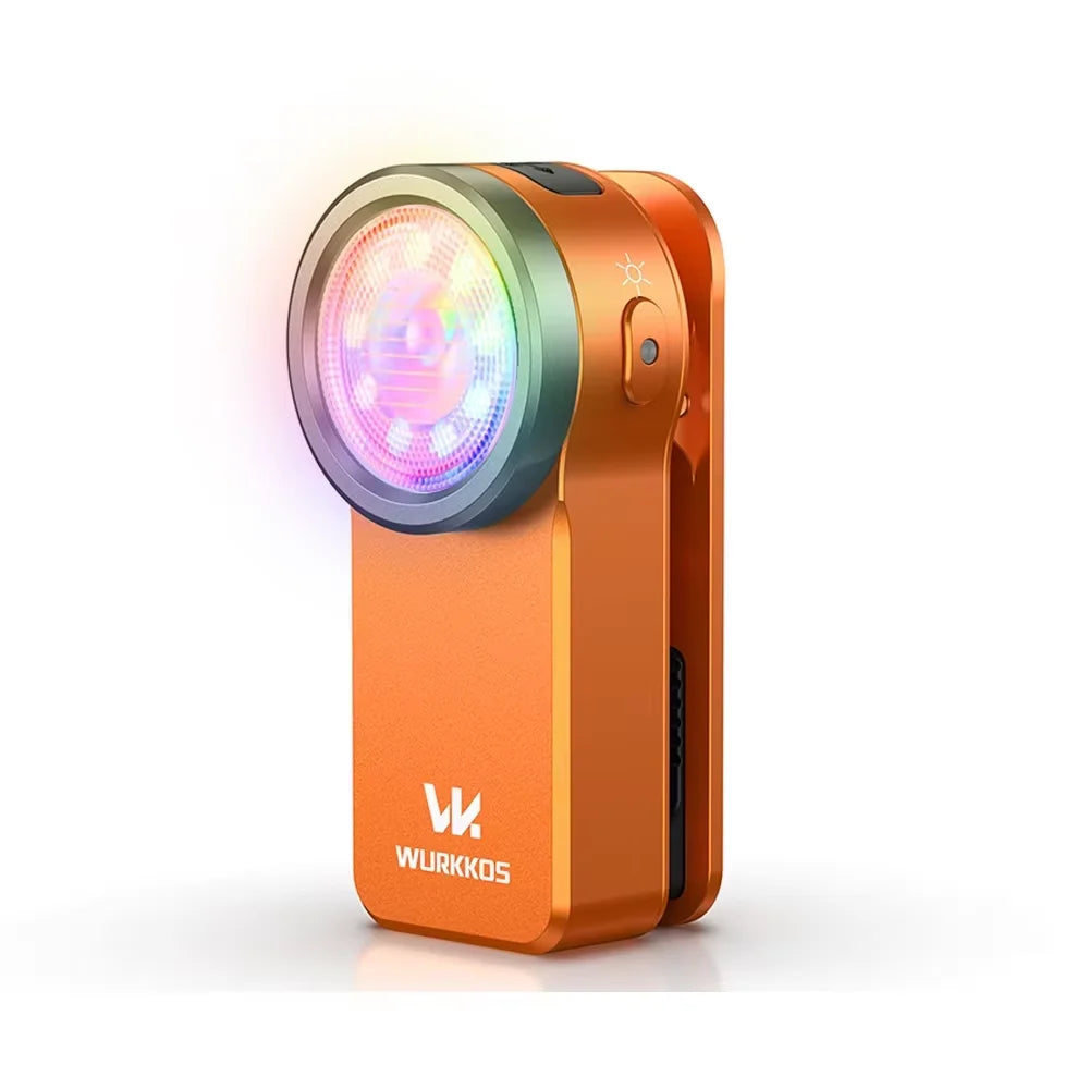 Wurkkos HD03 680LM USB Rechargeable Clip Light Flashlight Spotlight Floodlight