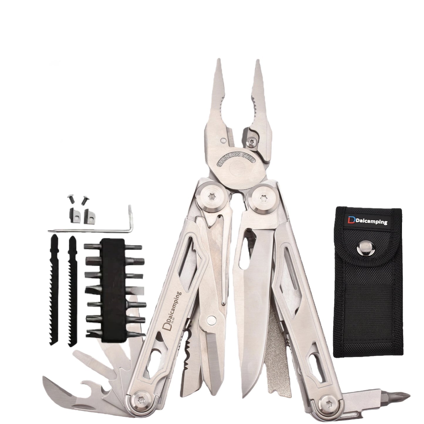 Daicamping DL30 Multifunctional Folding Knife and Multi Tool Plier