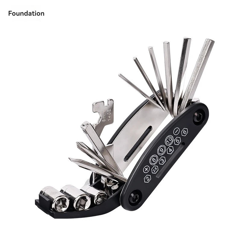 16 In 1 Mountain Bike Multi Tool For Bicycle Maintenance
