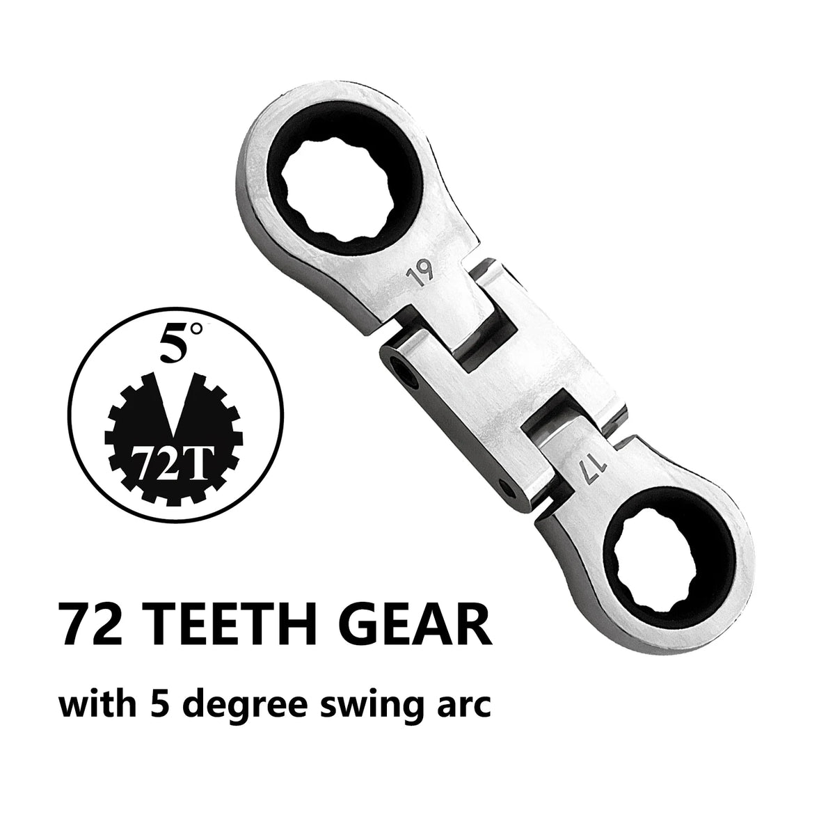 Goswift Professional Dual Flex Head Ratcheting Wrench Set