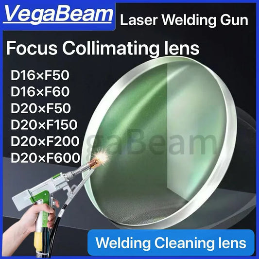 Laser Welding Focusing Lens D20 F150 F200 F400 F600 F800 T3.0 T3.5 T4.5 Collimating Lens D16 F50 F60 T3.5 T5.0 for SUP WXS QILIN
