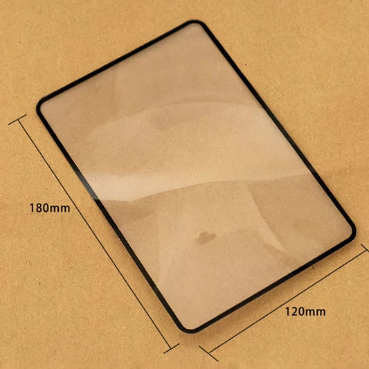 1-30Pcs Magnifier 3X Magnifying Glass Page Large Sheet Magnifying Glass Book Magnification PVC Handheld Magnifier for Reading