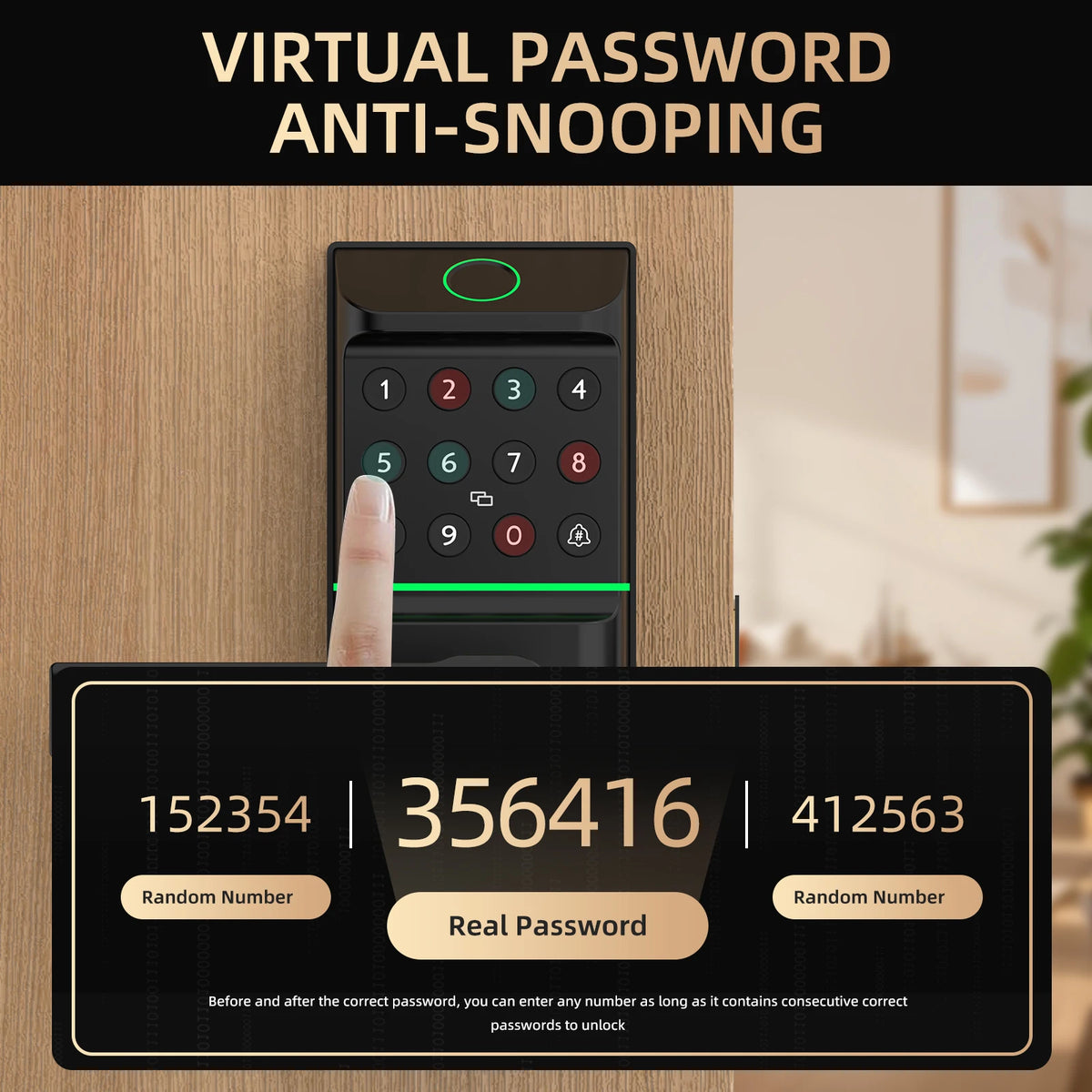 Viladepot Fingerprint Smart Door Lock With App And Keypad Access