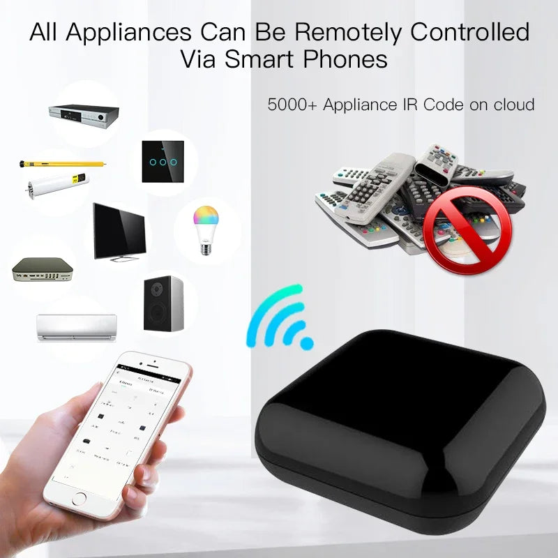 WiFi RF IR Universal Remote Controller For Alexa Google Home