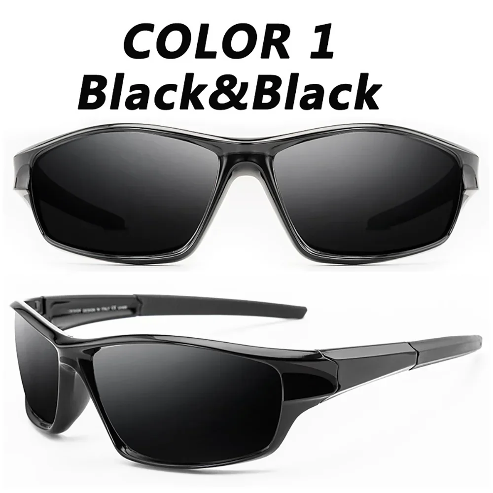 Polarized Sports Sunglasses For Men Lightweight Night Vision Cycling Driving
