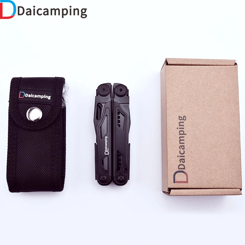 Daicamping DL1B Multitool Folding Knife Clip Pliers Saw Clamp EDC