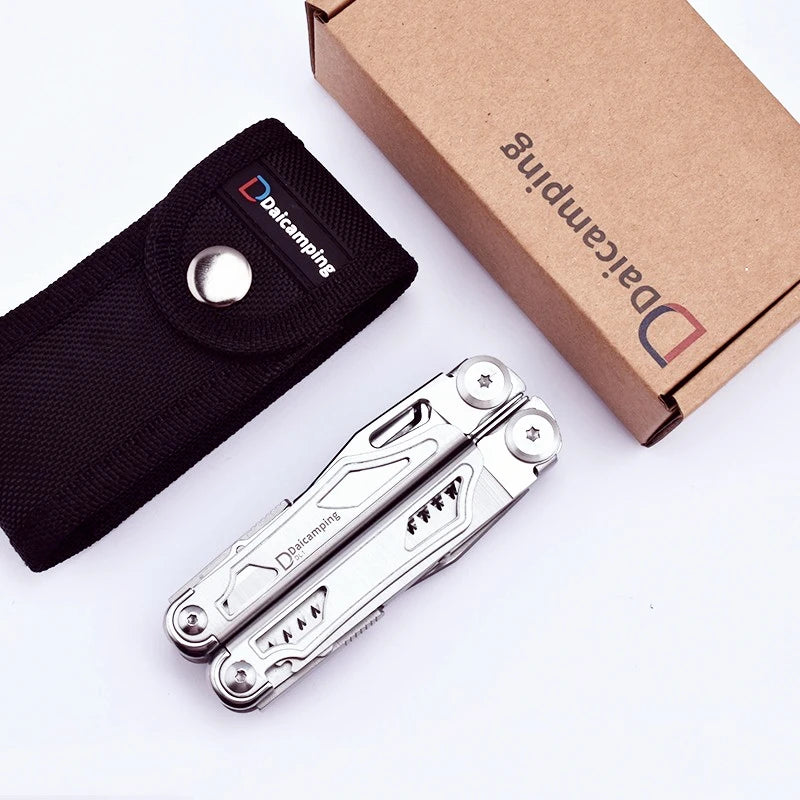 Daicamping DL1B Multitool Folding Knife Clip Pliers Saw Clamp EDC